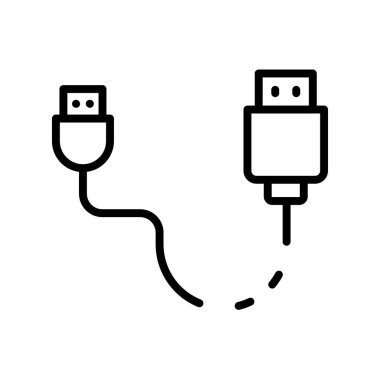 Kablolu yayın ikonu. Tasarım biçimi beyaz arkaplanda izole edildi