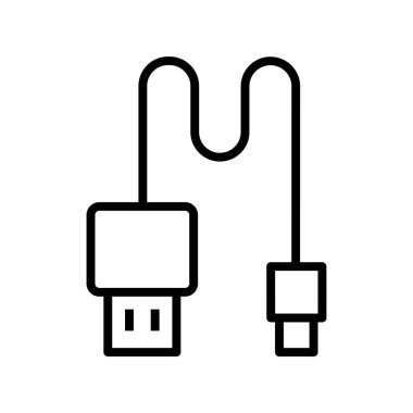 Kablolu yayın ikonu. Tasarım biçimi beyaz arkaplanda izole edildi