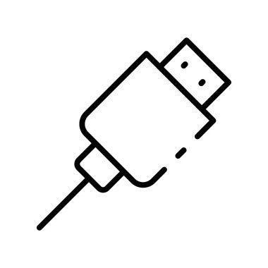 Kablolu yayın ikonu. Tasarım biçimi beyaz arkaplanda izole edildi