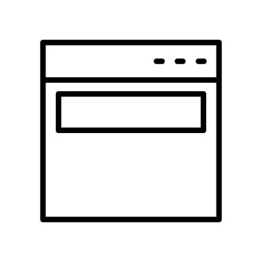 Tarayıcı simgesi. Tasarım biçimi beyaz arkaplanda izole edildi