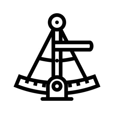 pusula simgesi. Tasarım biçimi beyaz arkaplanda izole edildi