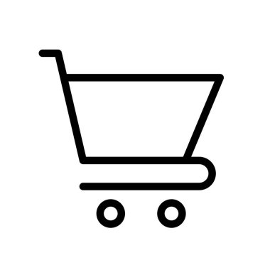 Ticaret simgesi. Tasarım biçimi beyaz arkaplanda izole edildi