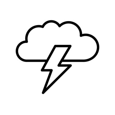 Bulut simgesi. Tasarım biçimi beyaz arkaplanda izole edildi