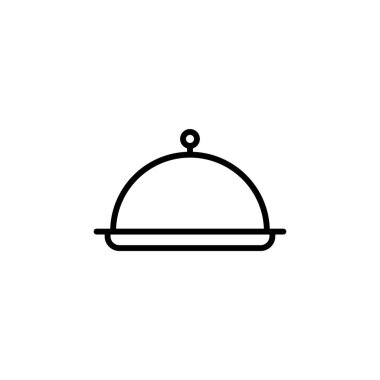 Saat simgesi. Tasarım biçimi beyaz arkaplanda izole edildi