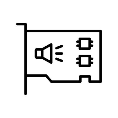 çip simgesi. Tasarım biçimi beyaz arkaplanda izole edildi
