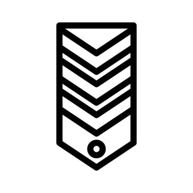 Sembol simgesi. Tasarım biçimi beyaz arkaplanda izole edildi