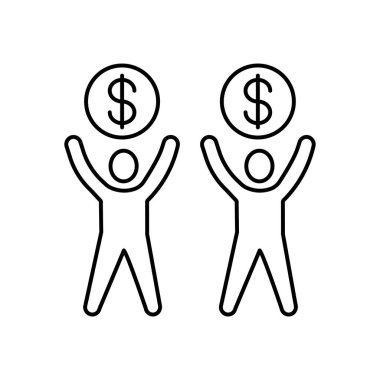 Neşelen biraz. Tasarım biçimi beyaz arkaplanda izole edildi