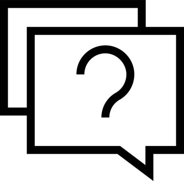 Sohbet ikonu. Tasarım biçimi beyaz arkaplanda izole edildi