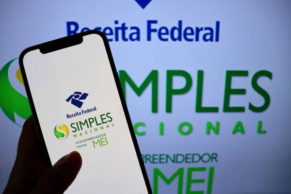 Bahia, Brazil. August 08, 2025: MEI App. Microentrepreneur Individual (MEI - Microempreendedor Individual - Simples Nacional). Brazilian formalization option for small business owners. 