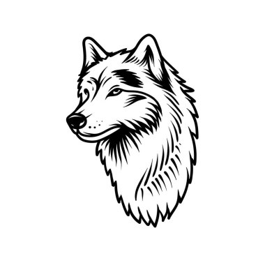 Kurt kafası çizim çizim çizimi sanat tarzı klasik klasik klasik tasarım çizimi