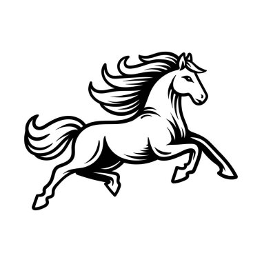 at logosu çizim çizim çizimi sanat tarzı klasik klasik klasik tasarım illüstrasyonu