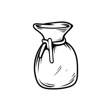 Deri çanta boyama çizimi sanat tarzı klasik klasik klasik tasarım çizimi