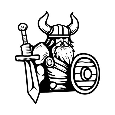 Viking askeri karikatür karakteri renklendirme çizimi çizimi klasik klasik tasarım çizimi çizimi