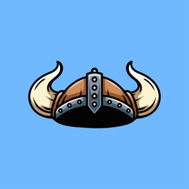 Viking miğferi renkli izole çizim çizimi tarzı klasik klasik klasik tasarım çizimi çizimi