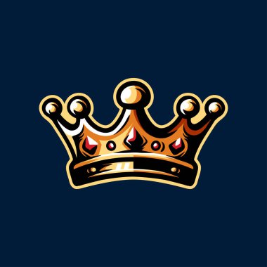 Kraliçe kral logosu izole edilmiş çizim çizimi sanat tarzı klasik klasik klasik tasarım çizimi çizimi