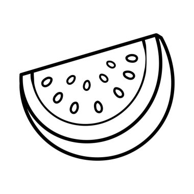 dilimlenmiş karpuz karpuz izole çizim çizimi klasik klasik klasik tasarım çizimi çizimi