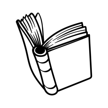 Büyük kitap izole edilmiş çizim çizimi klasik klasik klasik tasarım çizimi çizimi