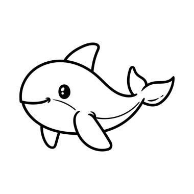 eğlenceli basit köpekbalığı çizgi film karakteri izole çizim tarzı klasik klasik klasik tasarım çizimi illüstrasyonu