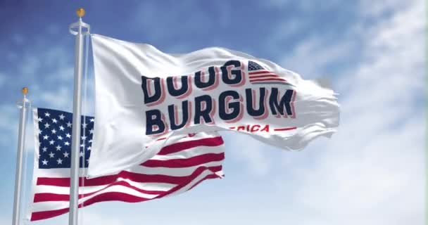 2018 Arthur June 2023 Doug Burgum Election Campaign United States — 비디오