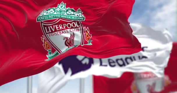 Liverpool Egyesült Királyság Seot 2023 Liverpool Football Club Premier League — Stock videók