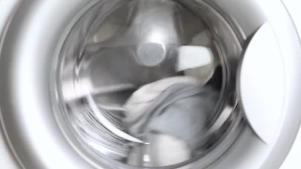 Washing Light Colored Clothes Washing Machine — Stock videók