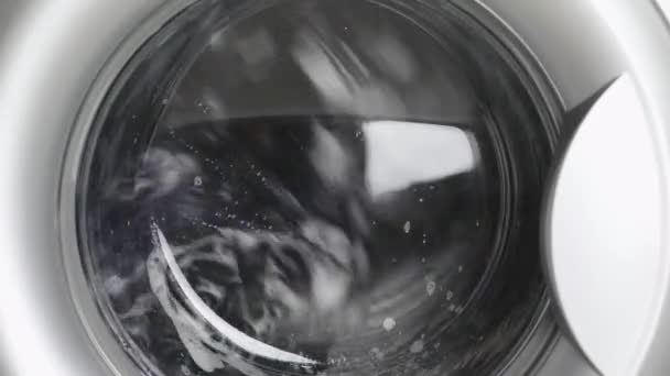 Washing Dark Clothes Washing Machine — Stockvideo