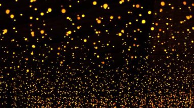 Koyu arkaplanda şenlikli sarı sönmüş ışık