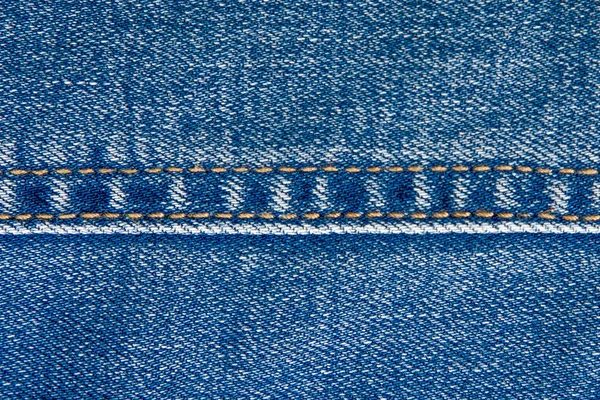 Bleu Tissu Jeans Fond Fermer — Photo