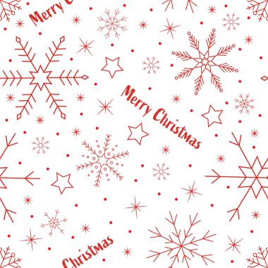 Noel desensiz kırmızı kar taneleri..