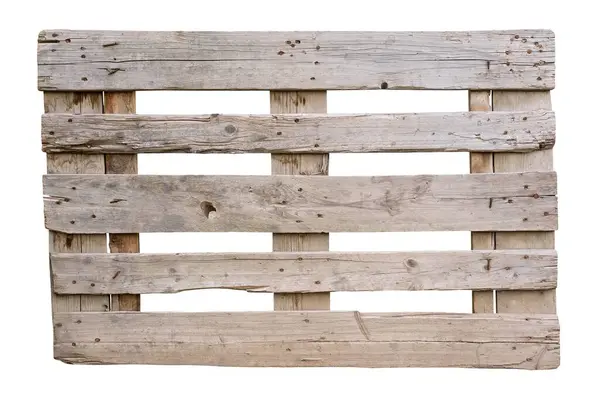 Beyaz arkaplanda izole edilmiş eski tahta tahtalar.