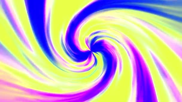 Deeltjes Beweging Video Achtergrond Met Blauw Geel Roze Kleuren — Stockvideo