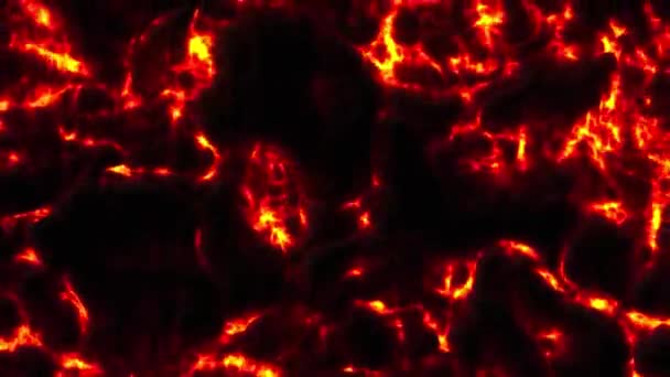 Lava Oder Magma Erreicht Die Oberfläche Unseres Planeten Durch Einen — Stockvideo