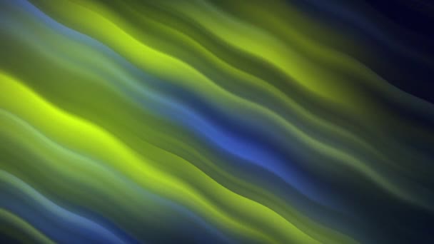 Ondes Lumineuses Lumineuses Eau Liquide Colorée Onde Forme Colorée Fluide — Video