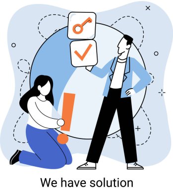 İş ekibinin çalışması sonucu çözüme ulaşılıyor. Yeni başlayanlar. Amaç düşünmek. Teşkilat tarafından yapılan işbirliği ekibi oluşturur. Yaratıcı başarılı yönetim metaforu, karar ve takım çalışması