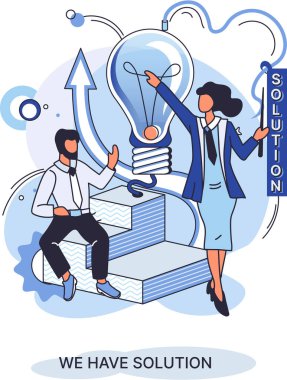 İş ekibinin çalışması sonucu çözüme ulaşılıyor. Yeni başlayanlar. Amaç düşünmek. Teşkilat tarafından yapılan işbirliği ekibi oluşturur. Yaratıcı başarılı yönetim metaforu, karar ve takım çalışması