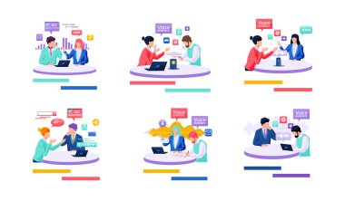 Ses asistanı. Akıllı hoparlör sanal asistanı, ses robotu, ses kontrollü akıllı hoparlör kullanan insanlar. Ses etkinleştirilmiş dijital kimlik kontrolü erişimi olmayan mobil cihaz mikrofonu