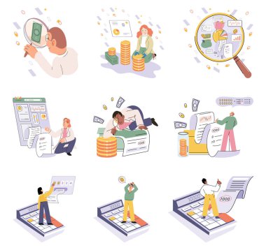 Financial investment trade. Creative concept of market movement. Bank deposit, profit finance Manage money through your mobile phone, applications. Investment cryptocurrency trend trading, accounting