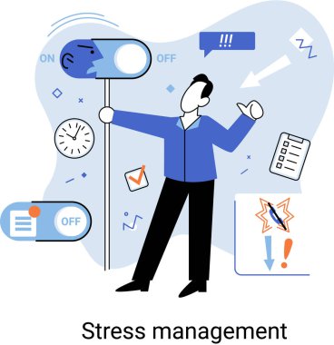 Stress management abstract metaphor, pressure control, depression, emotional tension, mental health management, physical and psychological stress. Way to lead an active, productive and fulfilling life