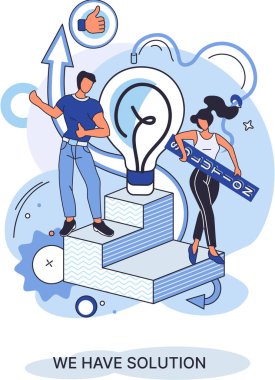 İş ekibinin çalışması sonucu çözüme ulaşılıyor. Yeni başlayanlar. Amaç düşünmek. Teşkilat tarafından yapılan işbirliği ekibi oluşturur. Yaratıcı başarılı yönetim metaforu, karar ve takım çalışması