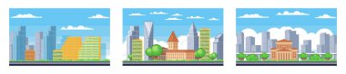Piksel sanat manzarası. Şehir manzaralı, 8 bit şehir parkı yolu, arka planda binalar ve pikselli evler, pikselli şehir manzaralı. Pikselli sahne, pixelation oyun seviyesi, 8 bit şehir