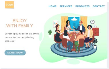 Ben kimim oynayan arkadaşlarla sayfa şablonu indiriliyor. Masa oyunu oynayan insanlar dairede birlikte vakit geçirirler. Aile web sitesi düzeni. Alnında çıkartmalar olan karakterler rolleri tahmin ediyor.