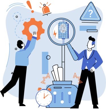 Takım çözme sorunları Liderlik hedef kavramına ulaşmak için çalışanlara rehberlik eder Sorunlu iş insanları sorar Sorular çözer iş sorunları, işbirliği veya şirket içinde işbirliği