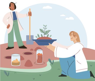 Bilim adamları doğa ve canlı organizmaları incelemek için araştırma yapıyorlar. Eğitim, botanik, mikrobiyoloji. Biyologlar bitkilerin yapısını inceler, suyla deneyler yaparlar. Biyolojik araştırma