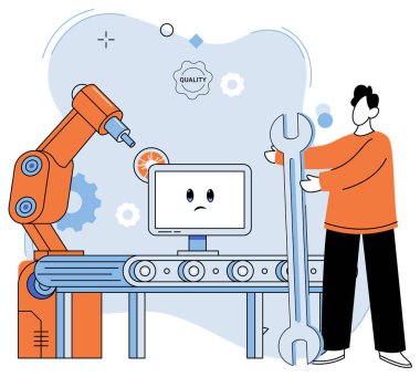 Bilgisayar onarım hizmetleri, web sitesi bakımı, teşhis. Uzman teknik problemleri çözüyor, sistem işliyor, tesisin sorunsuz işlemesini sağlıyor. Mühendis, sistem yöneticisiName