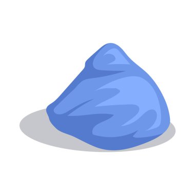 Fasulye koltuğu, yumuşak puf döşeme koltuğu, rahat koltuk. İş için esnek koltuk mobilyaları ve beyaz arka planda izole edilmiş rahatlama. Evin içine yerleştirilmiş mavi kumaşla doldurulmuş puf minderi.