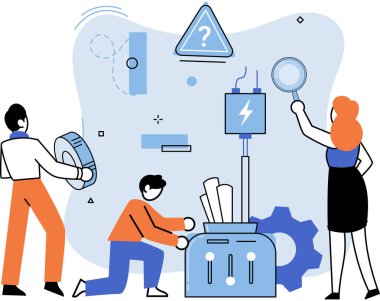 Takım çözme sorunları. İnsanlar fikir arayışı içinde iletişim, kolektif düşünce yenilikçi çözüm, sorun çözme ve kriz yönetimi konsepti yaratıcı fikir araştırma ve geliştirme planlama