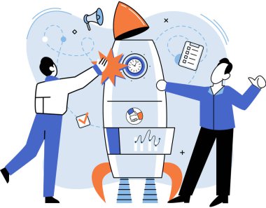 Takım çözme karmaşık problemleri. Takım çalışması vektör çizimi metaforu. Ortak beyin fırtınası, fikir üretimi, takım oluşturma egzersizi konsepti iş çözümü kavramı, meydan okuma, problem çözme