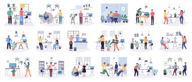 İnsanlar vektör illüstrasyonunu rahatlatıyor. Dinginlik ve huzur, insanların refahı için gereklidir. Eğlence aktiviteleri eğlence ve zevk getirir. Boş zaman bulmak insanlara izin verir.