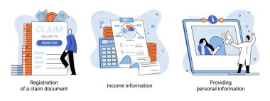 Tazminat vektör illüstrasyonu. Verimli bir tazminatla adanmışlığınızı iade edin. Bahçe için ödenek bulun. Maaşınızın yeşerdiği, bahçedeki maddi tazminatınızı bulun.
