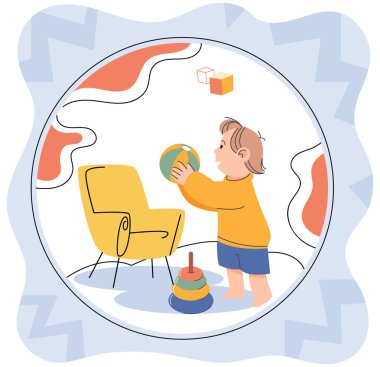 Ters vektör illüstrasyonu. Aşırı sosyalleşmenin kısıtlaması içe dönükler için rahatlatıcı olabilir. İçine dönük metafor, sosyal etkileşimleri tuhaf ve rahatsız edici deneyimle karşılaştırır.